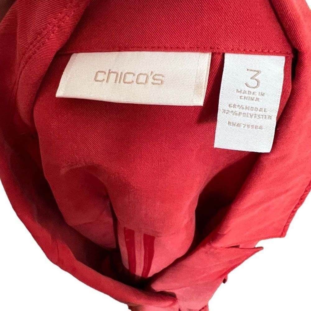 Chico's Red Jacket - Picture 5 of 5